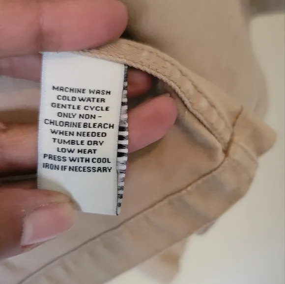 Ralph Lauren Polo Jeans Beige Tan Cotton Denim Jacket Coat