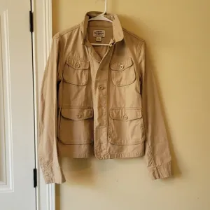 Ralph Lauren Polo Jeans Beige Tan Cotton Denim Jacket Coat