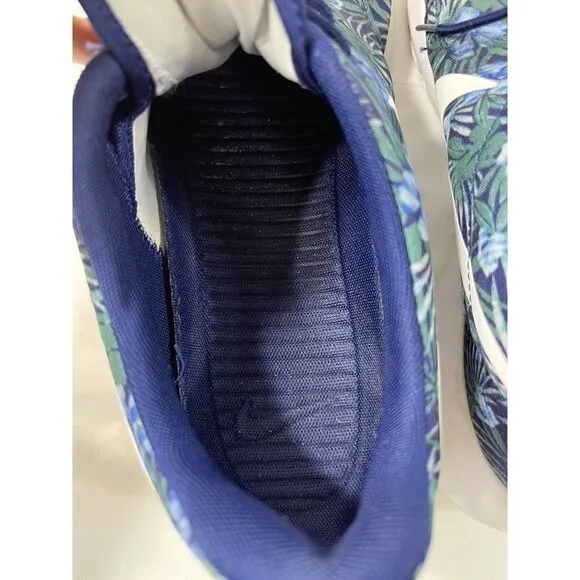 Rare Nike Roshe One Flower Print Hawaiian Blue Sneakers Shoes Mens Sz 11