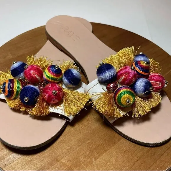 RAYE Island Sandal bauble bling slippers