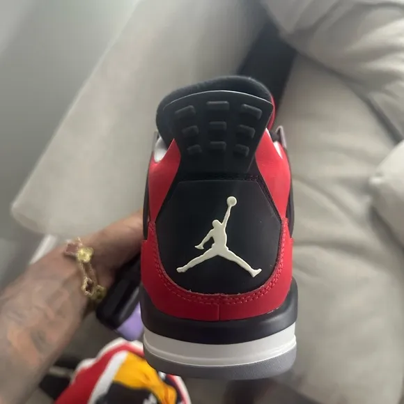 Red and Black SneakersBeen worn 1x