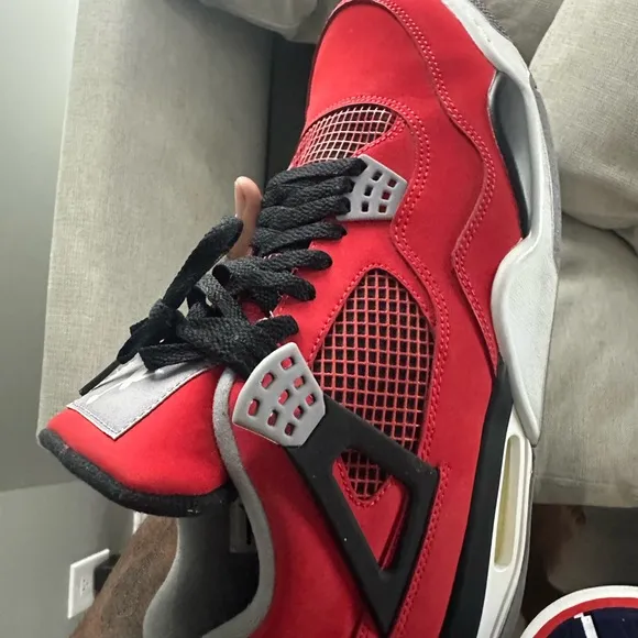 Red and Black SneakersBeen worn 1x