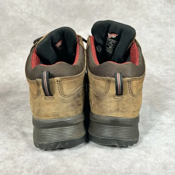 Red Wing 6672 Truhiker Hiker Brown Leather Safety Toe Work Shoes Men's 10.5 E2