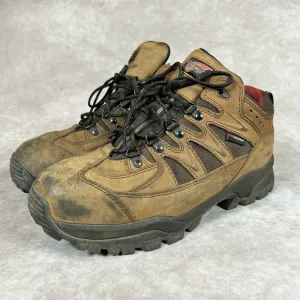 Red Wing 6672 Truhiker Hiker Brown Leather Safety Toe Work Shoes Men's 10.5 E2
