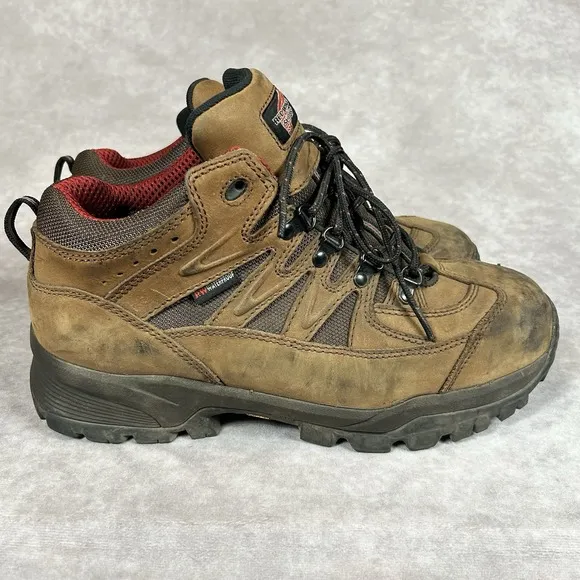 Red Wing 6672 Truhiker Hiker Brown Leather Safety Toe Work Shoes Men's 10.5 E2