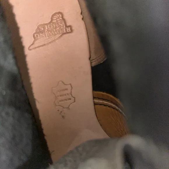 Red Wing Black Leather Moc Toe Boots
