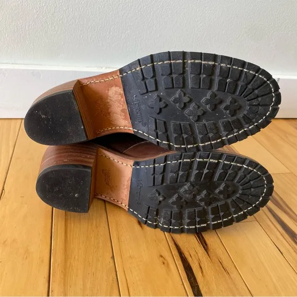 Red Wing Boots Clara Heeled Booties 3406 Amber Harness Leather Women’s Size 7 B