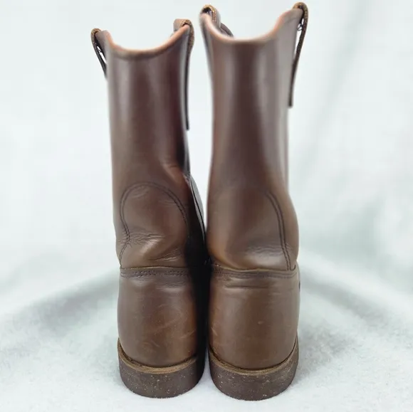 Red Wing Brown Leather Boots, Size 12D