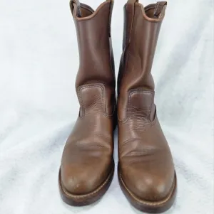 Red Wing Brown Leather Boots, Size 12D