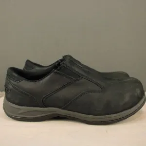 Red Wing Comfort Pro Safety Toe Shoes Mens 8 EE Black Slip On Work