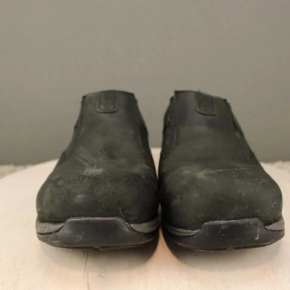 Red Wing Comfort Pro Safety Toe Shoes Mens 8 EE Black Slip On Work