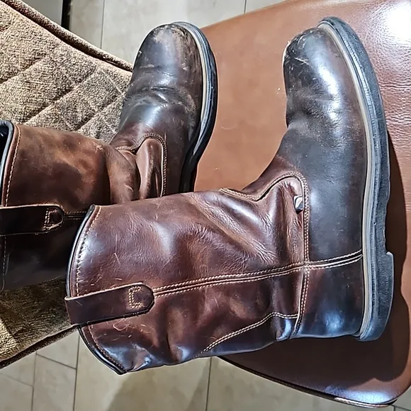 Red Wing Dynaforce 11-Inch Safety Toe Waterproof Work Boots Shoes Brown Leather