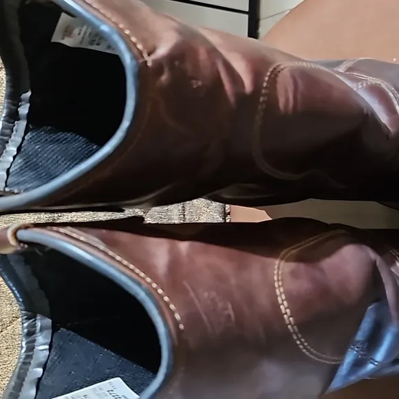 Red Wing Dynaforce 11-Inch Safety Toe Waterproof Work Boots Shoes Brown Leather