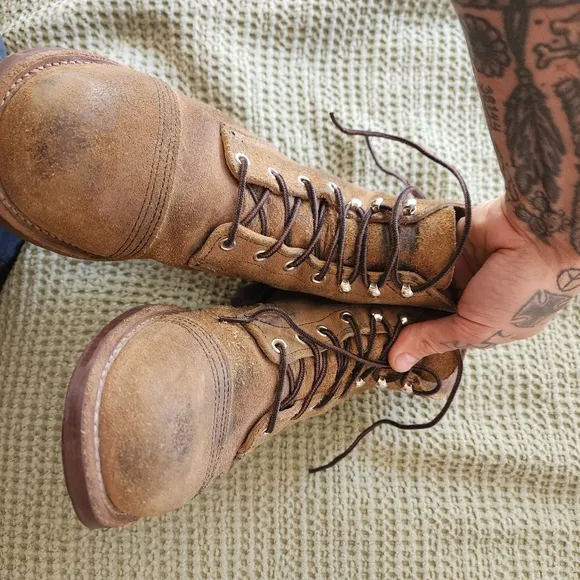 Red Wing Iron Rangers Suede Boots size 9D fits 9.5 to 10
