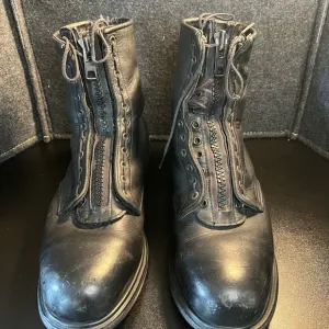 Red Wing Men's 4473 Steel Toe 11.5 D Combat Military Firefighter Black Zipper