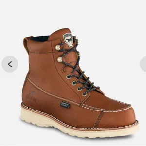Red Wing Men's Wingshooter Lace Up Brown Leather/ Waterproof Work Boots 🥾