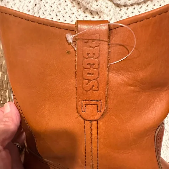 RED WING PECOS SIZE 13 Men's Brown Leather Boots soft toe.