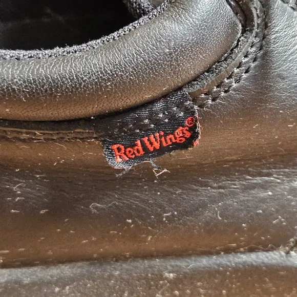Red Wing Safety Steel Toe Oxford Leather Shoes ASTMF 2413-05 Size 10.5 E2 6610