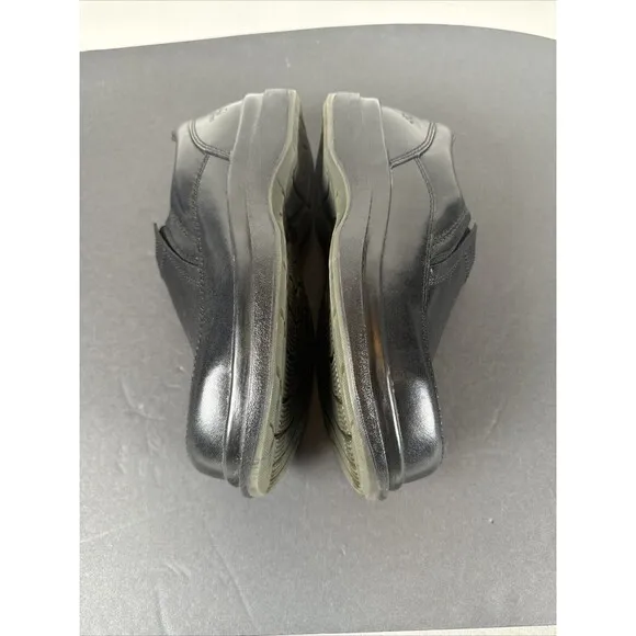 Red Wing Shoes 6646 Men’s 6 D Black Leather Steel Toe Safety Slip On (11/05)