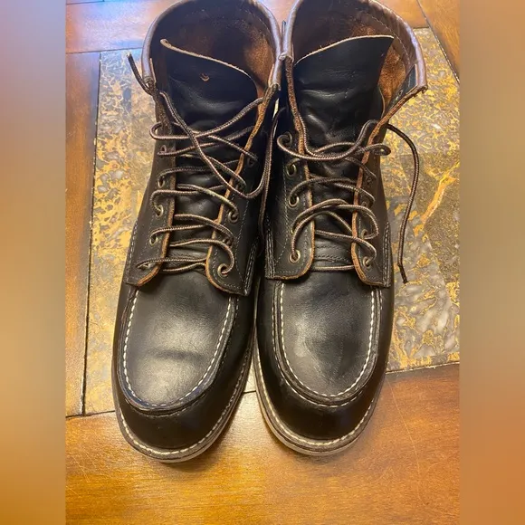 Red Wing Shoes Men's Black Leather Boots