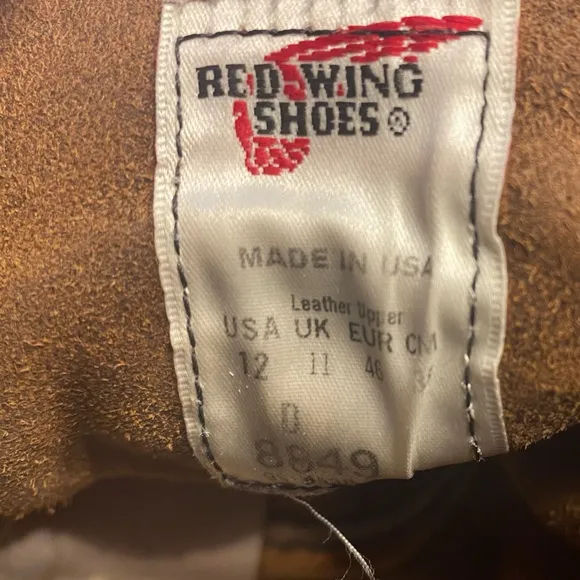 Red Wing Shoes Men's Black Leather Boots