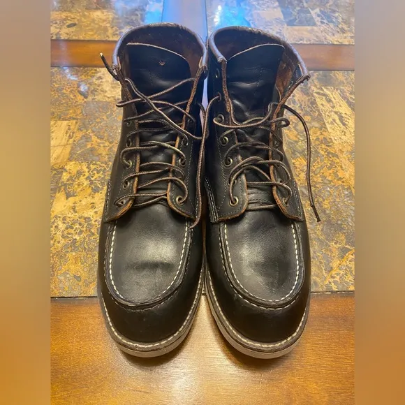 Red Wing Shoes Men's Black Leather Boots