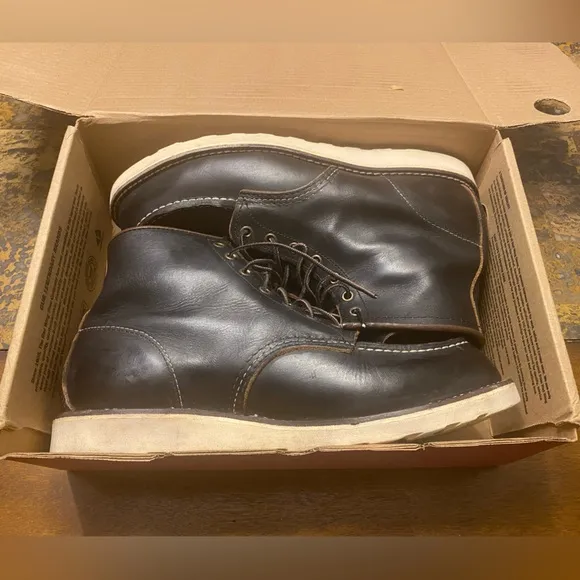 Red Wing Shoes Men's Black Leather Boots