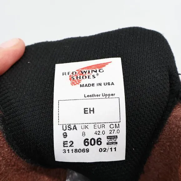 Red Wing Shoes Men's SuperSole 2.0 Soft Toe EH Boot Size 9 Wide EE   Insoles
