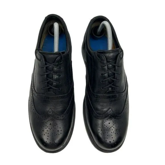 Red Wing Shoes Mens Brogue Dress Black Leather Steel Toe Wingtip Lace Up 8.5D