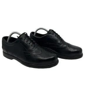 Red Wing Shoes Mens Brogue Dress Black Leather Steel Toe Wingtip Lace Up 8.5D