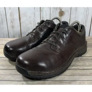 Red Wing Shoes Safety Toe Oxfords 6704 Mens Size 9.5D Leather Lace Up Brown