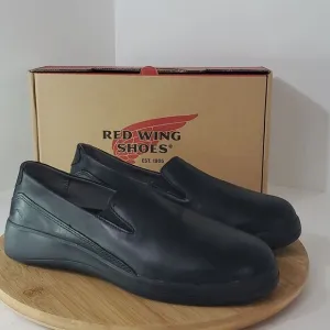 Red Wing Shoes Women's Leather Slip On Work Shoe Black Size 9.5 B Style 8330