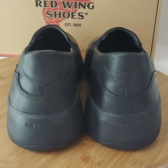 Red Wing Shoes Women's Leather Slip On Work Shoe Black Size 9.5 B Style 8330