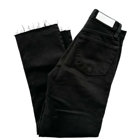 Re/Done • High Rise Stove Pipe - Jet Black