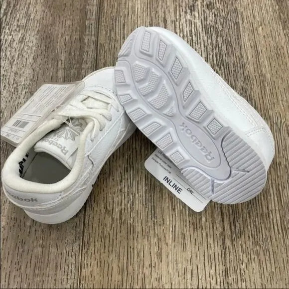 𝅺Reebok Baby White Casual Sneakers