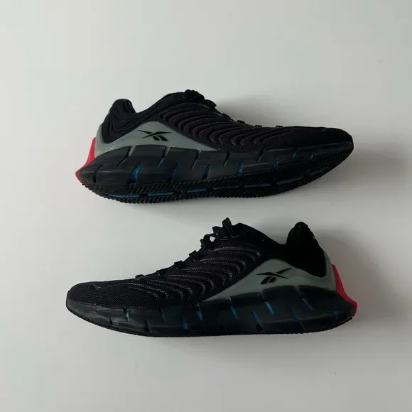 Reebok black Zig Kinetica shoes