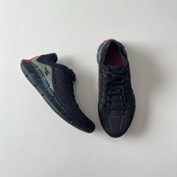 Reebok black Zig Kinetica shoes
