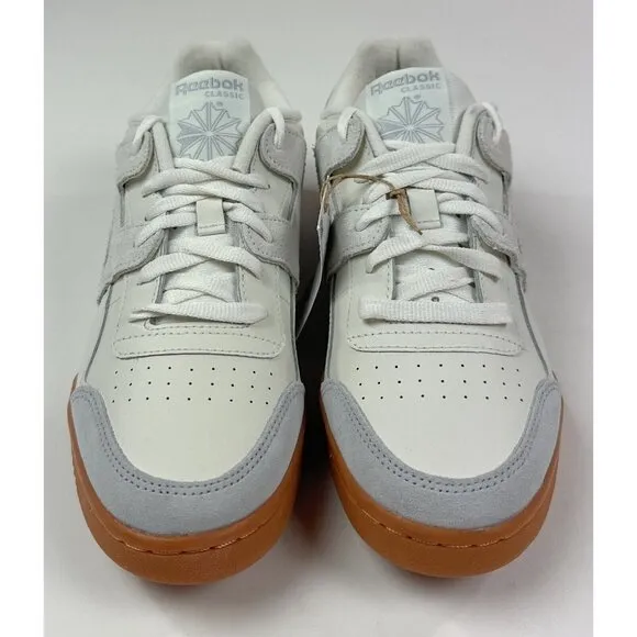 Reebok Classic Workout Plus Mens 8.5 White Gray Training Athletic Shoes GW7264