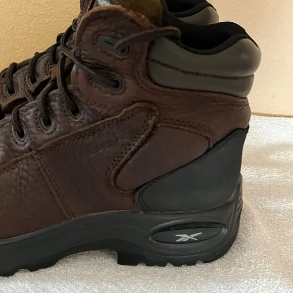 Reebok Leather Safety Steel Toe Shoes Sz 6 1/2