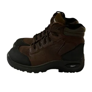 Reebok Leather Safety Steel Toe Shoes Sz 6 1/2