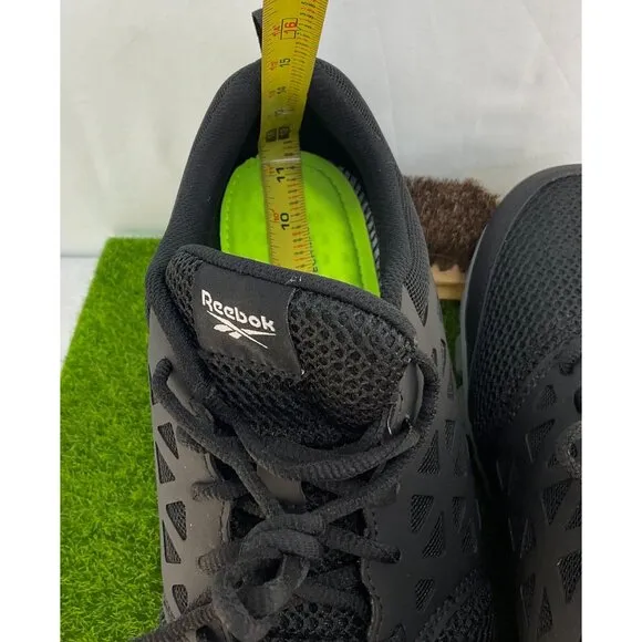 Reebok Mens 11.5M Sublite Cushion Work Athletic Shoes Black Alloy Toe