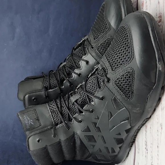 Reebok RB7120 Men's Nano Tactical 6&quot; Electrical Hazard Protection Boots Shoes