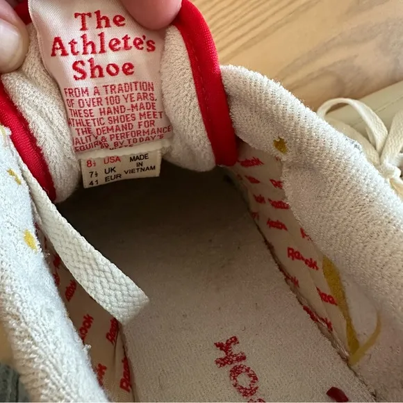 Reebok Red Classic Sneakers