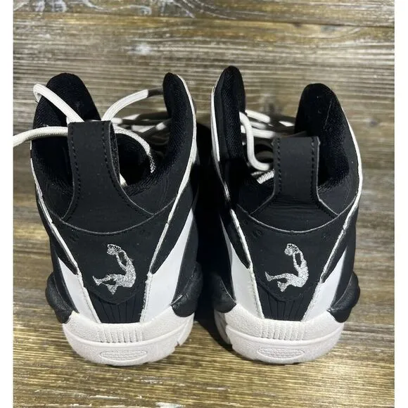 Reebok Shaqnosis OG Black White Basketball Shoes Sneakers‎ Men's Size 5.5