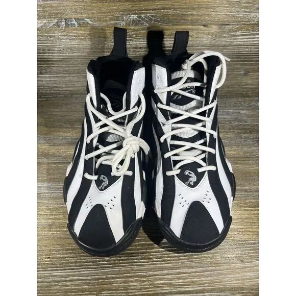 Reebok Shaqnosis OG Black White Basketball Shoes Sneakers‎ Men's Size 5.5