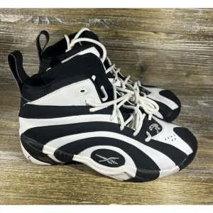 Reebok Shaqnosis OG Black White Basketball Shoes Sneakers‎ Men's Size 5.5