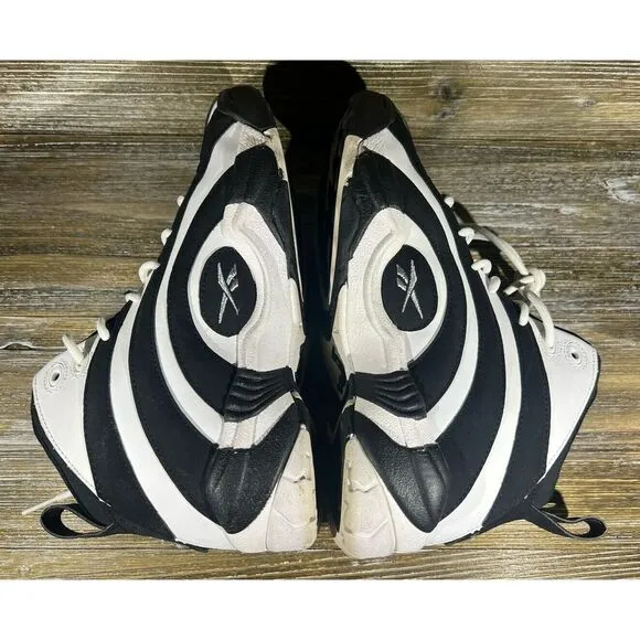 Reebok Shaqnosis OG Black White Basketball Shoes Sneakers‎ Men's Size 5.5
