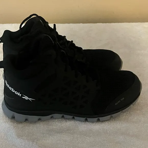 Reebok Sublite Alloy Toe Safety Shoes Sz 6 1/2