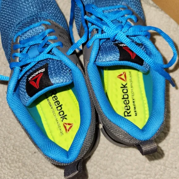 Reebok Sublite Cushion Work Alloy Safety Toe Size 8.5M Women's RB044 Blue,Memory