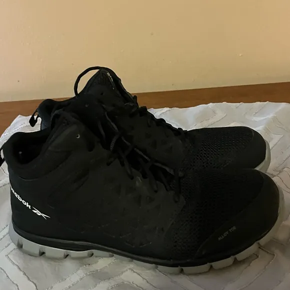 Reebok Sublite Safety Steel Toe Shoes Sz 10 1/2